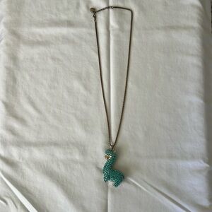 Betsey Johnson Llama Pendant Necklace